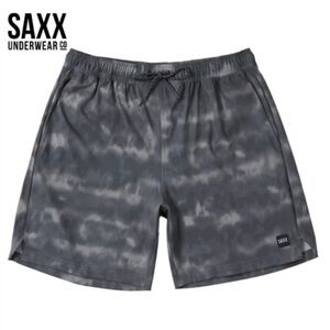 Saxx Multi Sport 2N1 Men’s Shorts M Grey Athletic Athleisure Pickleball Ballpark